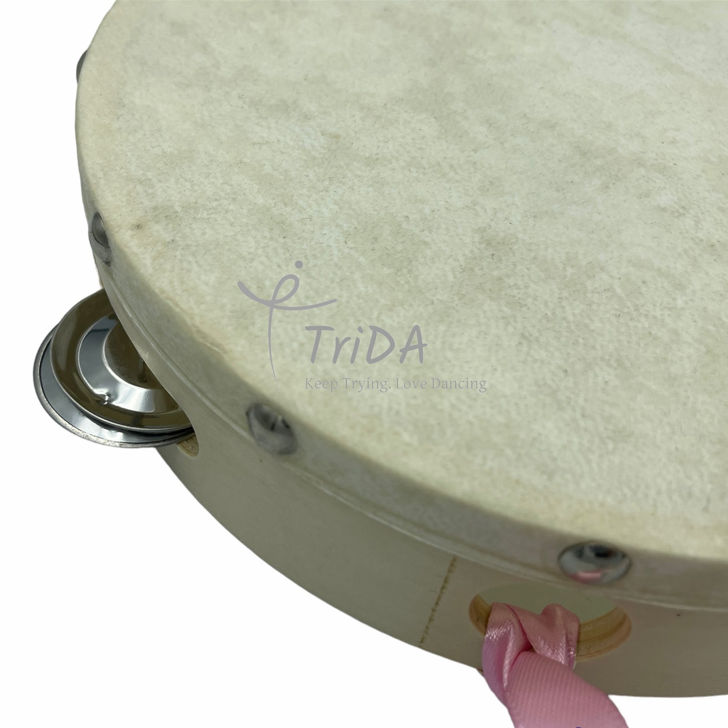 Original Trida Tambourine with Ribbon