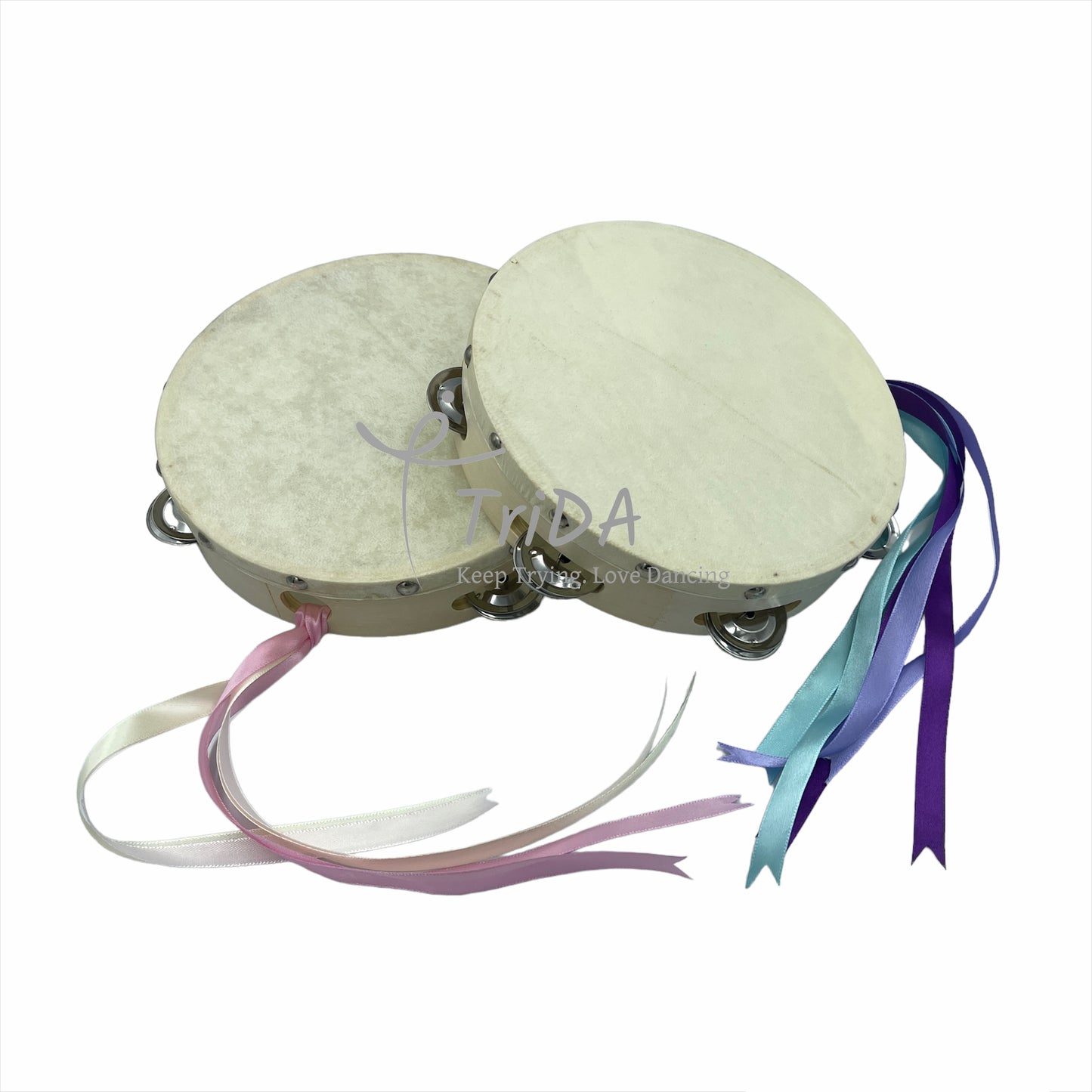 Original Trida Tambourine with Ribbon